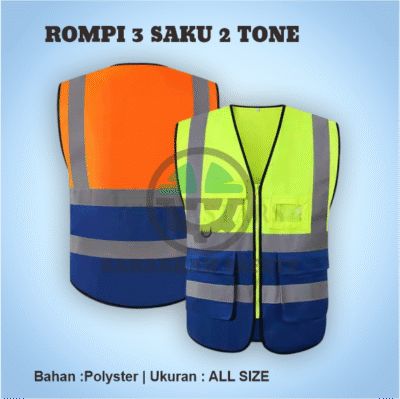 Rompi 3 Saku 2 Tone