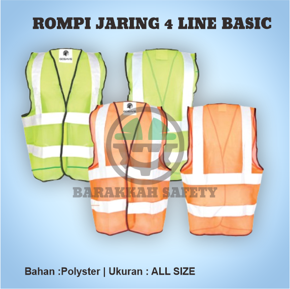 Rompi Jaring 4 Line Basic