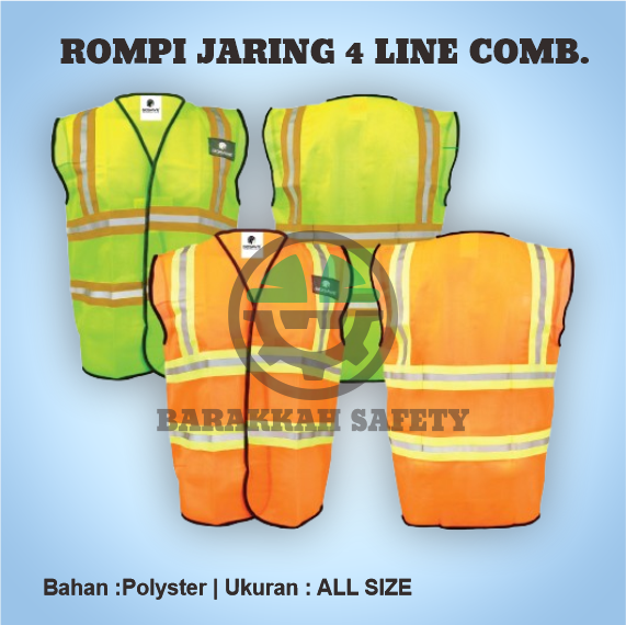 Rompi Jaring 4 Line Comb.
