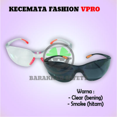 Kacamata Fashion Biasa Clear - Smoke