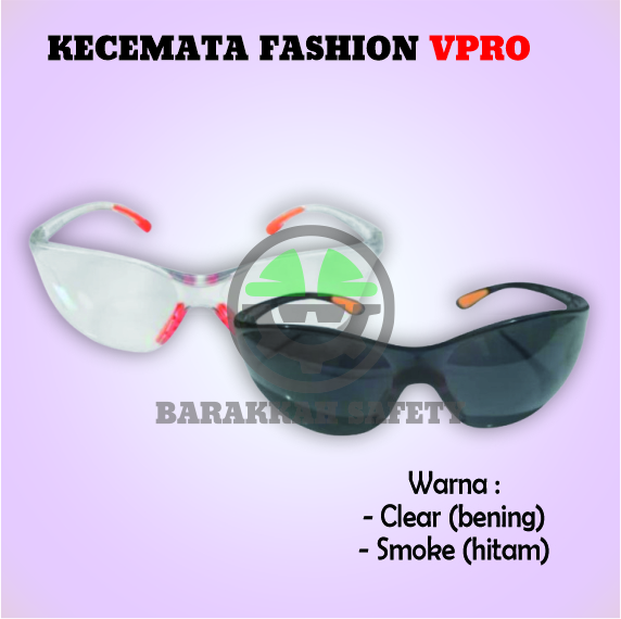 Kacamata Fashion Biasa Clear - Smoke