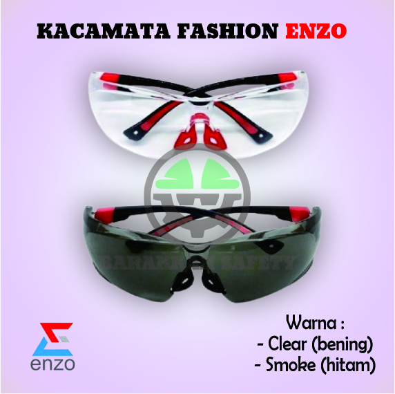 Kacamata Fashion Clear - Smoke ENZO