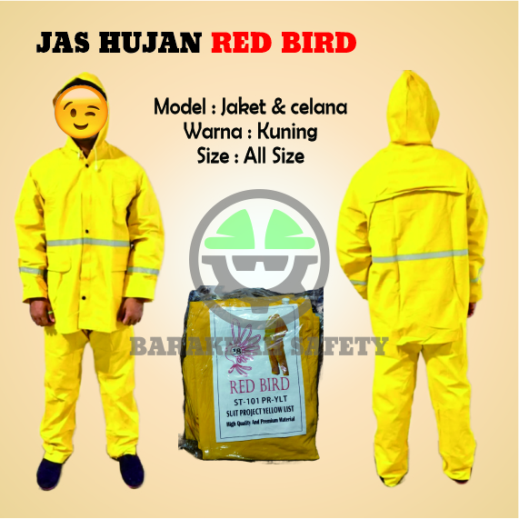 Jas Hujan (Raincoat) RED BIRD