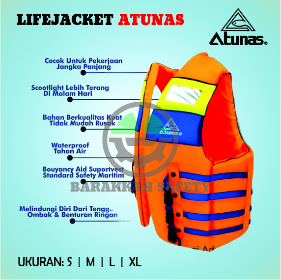 Lifejacket ATUNAS (uk. S-XL)
