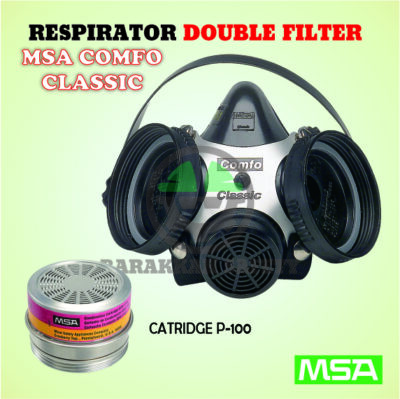 Respirator Double Filter MSA Comfo Classic