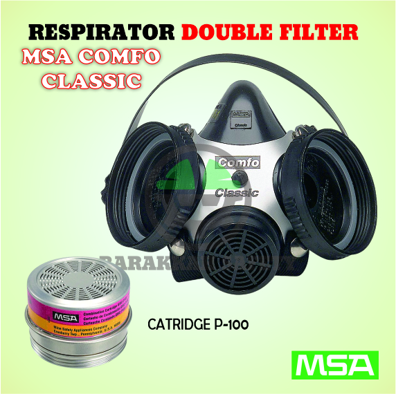 Respirator Double Filter MSA Comfo Classic