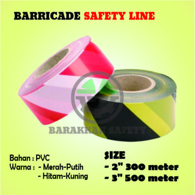 Safety Line Tape Merah-Putih