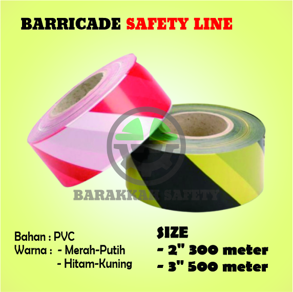Safety Line Tape Merah-Putih