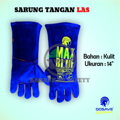 Sarung Tangan Las Max Blue GOSAVE